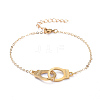 Freedom Handcuff Anklets X-AJEW-AN00284-01-1