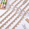 10 Yards Polyester Lace Ribbon OCOR-ME0001-05-4