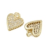 Brass Micro Pave Cubic Zirconia Pendants ZIRC-I367-11G-04-2
