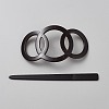 Cellulose Acetate(Resin) Hair Forks OHAR-WH0011-51B-1