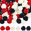 60Pcs 3 Colors Synthetic Coral Carved Beads CORA-SC0001-26-1