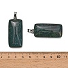 Natural Moss Agate Pendants GG-CBAA0EE-01P-08-2