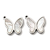 304 Stainless Steel Shell Charms STAS-L022-010P-1