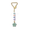 Valentine's Day Alloy Enamel & Acrylic Pendant Decorations HJEW-JM01837-S-2