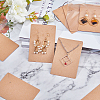 Cardboard Paper Necklace and Earring Display Cards & Plastic Ear Nuts & OPP Cellophane Bags Kits DIY-PH0028-14-2