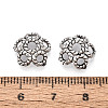 Tibetan Style Alloy Bead Caps TIBEB-T004-19AS-3