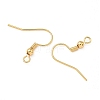 SHEGRACE Brass French Hooks with Coil and Ball XGR0001G-01G-2