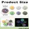 Polymer Clay Luminous Beads CLAY-CJC0016-02-8