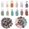   3330Pcs 13 Style Natural & Synthetic Gemstones Chip Beads G-PH0002-15-1