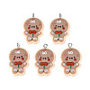 Christmas Theme Opaque Resin Pendants LS-FIND-E025-04-1