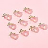 10Pcs Transparent Acrylic Pendants MACR-FS0002-08B-9
