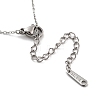 201 Stainless Steel Cable Chain Necklaces NJEW-L124-018P-3