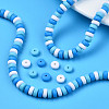 Handmade Polymer Clay Beads Strands CLAY-N008-008T-5