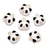 Alloy Enamel Pendants ENAM-N059-42-3