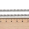 Tarnish Resistant 304 Stainless Steel Rope Chain Necklaces X-STAS-M174-013P-2