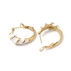 Ion Plating(IP) Enamel Croissant Hoop Earrings EJEW-Q704-07G-3