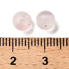 Frosted Transparent Acrylic Beads OACR-F013-12C-3