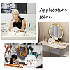 Acrylic Earring Display Stands EDIS-WH0006-33B-5