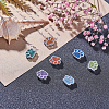 Alloy Enamel Slider Charms ENAM-PH0001-26-8