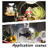 DELORIGIN 6 Sets 2 Colors Cat's Head Glass Dome Cover AJEW-DR0001-07-7