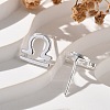 S925 Sterling Silver Stud Earrings EJEW-K303-01S-05-2