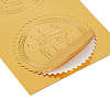 Self Adhesive Gold Foil Embossed Stickers DIY-WH0211-051-4