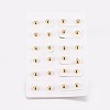 Brass Ear Studs EJEW-E213-D-11G-1