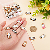 Olycraft 36Pcs 6 Colors Alloy Enamel Pendants FIND-OC0002-94-3