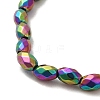 Electroplated Strong Magnetic Synthetic Hematite Beads Strands G-P518-02G-3