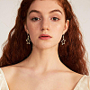 Long-Lasting Plated Brass Earring Hooks KK-BC0006-06G-NF-8