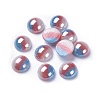 Opaque Glass Cabochons X-GGLA-S038-10M-6mm-1