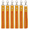 12Pcs Imitation Leather Pendant Decorations KEYC-DR0001-19A-1
