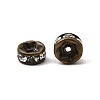 Brass Rhinestone Spacer Beads X-RB-A014-Z6mm-01AB-NF-3