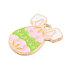 Easter Alloy Enamel Pendants ENAM-P251-A01-KCG05-2