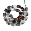 Natural Africa Bloodstone Beads Strands G-T139-87-2