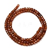 Natural Orange Garnet Beads Strands G-C262-C09-3mm-4
