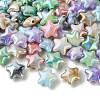 70Pcs UV Plating Rainbow Iridescent Acrylic Beads PACR-CJ0001-30-3