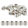 60Pcs 925 Sterling Silver Spacer Tube Beads STER-DR0001-29-1