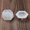 Hexagon DIY Silicone Candle Holder Molds DIY-Q037-01A-3