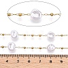 Handmade ABS Plastic Imitation Pearl Beads Chains CHS-T006-07G-3