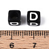 Initial Acrylic Horizontal Hole Beads OACR-ZX006-35D-3