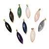 Natural & Synthetic Mixed Gemstone Faceted Pendants G-B149-12G-1