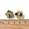 Handmade Foil Lampwork Beads Strands FOIL-Z001-02F-4