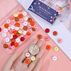 96Pcs 12 Colors Food Grade Eco-Friendly Silicone Abacus Beads SIL-SC0001-87B-3