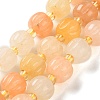 Natural Golden Silk Jade Beads Strands G-B135-B01-01-2