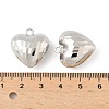 Heart Brass Pendants KK-M327-02C-P-3