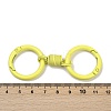 Alloy Spring Gate Clasps PALLOY-Q009-01F-3