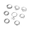Alloy Finger/Cuff Rings WG1D78A-02-4