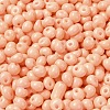 6/0 Opaque Baking Paint Glass Seed Beads SEED-M012-02A-18-3