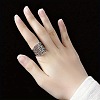 Brass Finger Rings for Women FS-WG2734C-09-2